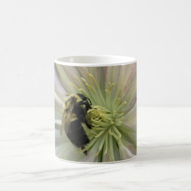Mug Abeille Sur Fleur Clematis (Centre)