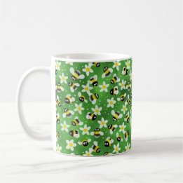 Mug Abeilles bourdonnantes (Vert Bouteille)