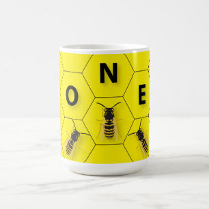 Mug Abeilles et nid d'abeille