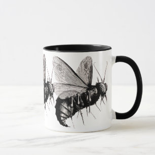 Mug Abeilles gothiques Ailes du crâne