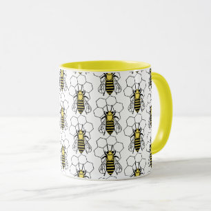 Mug - Abeilles jaune et noire