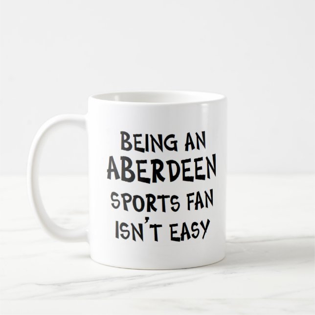 Mug aberdeen sports fan, being (Gauche)