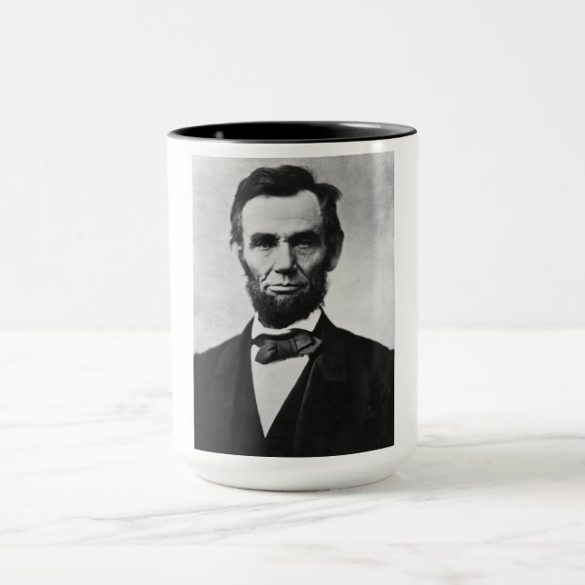 Mug Abraham Lincoln : 16ème Président de l'Amérique (Centre)