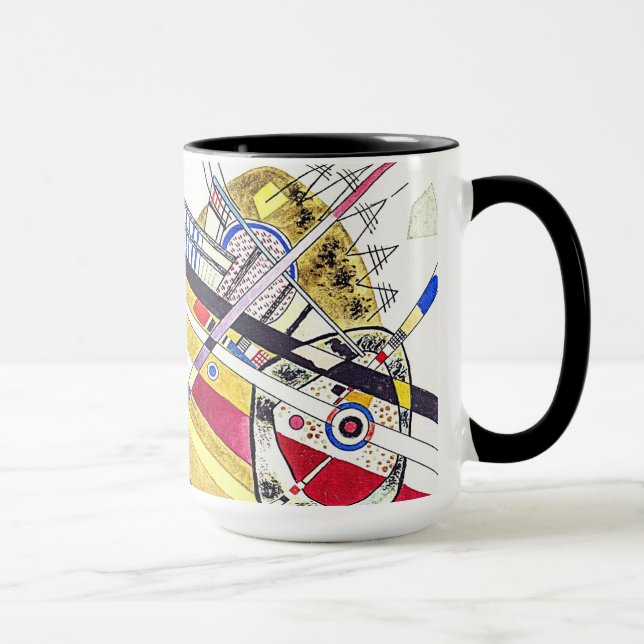 Mug Abréviation étonnante - Kandinsky Watercolor Art (Droite)