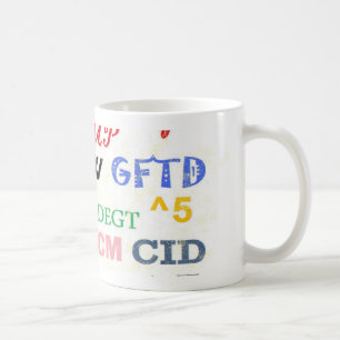 Mug Abréviations de masselotte des textes