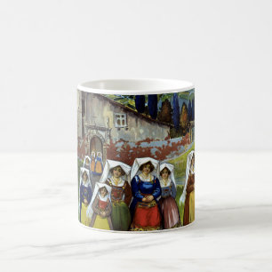 Mug Abruzzo Italie Affiche de voyage vintage Art avec 