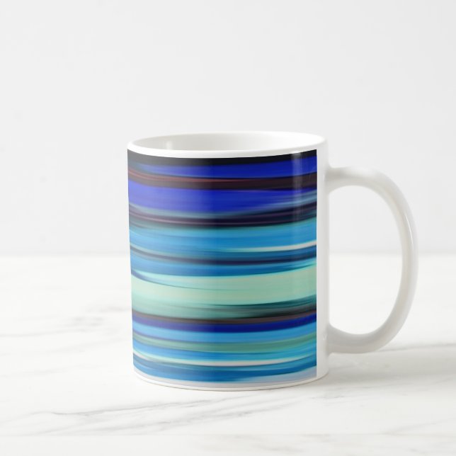 Mug Abstract #2: Blue blur (Droite)