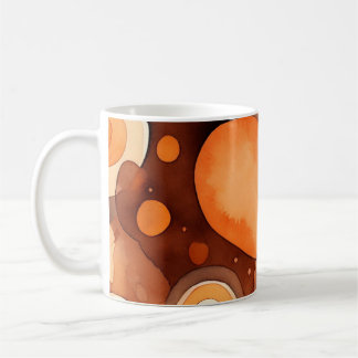 Mug Abstract Earth Tone Watercolor