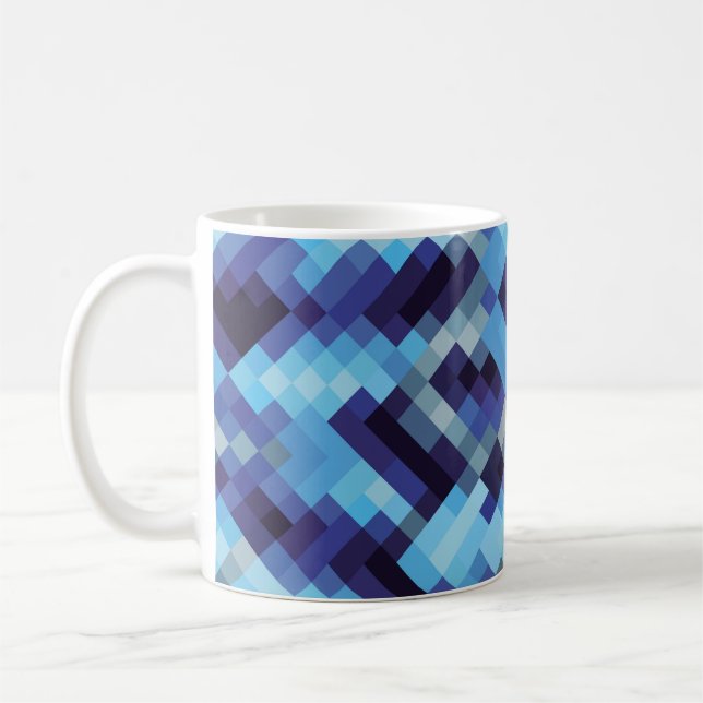 Mug  abstract pixel pattern background pixel,abstract, (Gauche)
