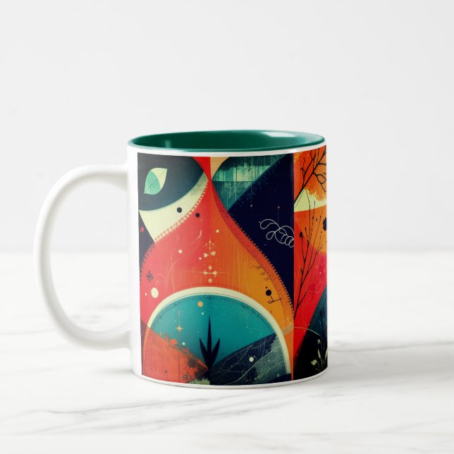 Mug abstraction graphique (Gauche)