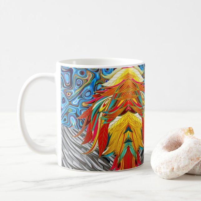 Mug Abstrait (Avec donut)