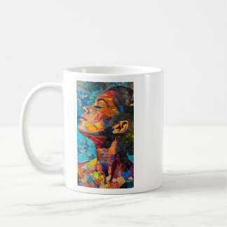 Mug Abstrait Face Art Hommes