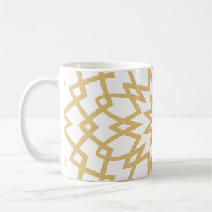 Mug Abstrait fleuri a noyé motif. illust vintage