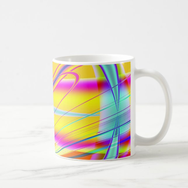 Mug Abstrait fractal 061012e (Droite)