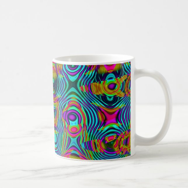 Mug Abstrait fractal 19111a (Droite)