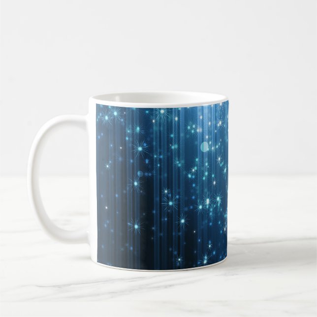 Mug Abstrait lumineux : Art Arrière - plan éclairé. (Gauche)