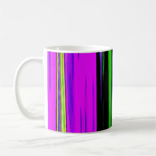 Mug Abstrait Mardi Gras Stripes