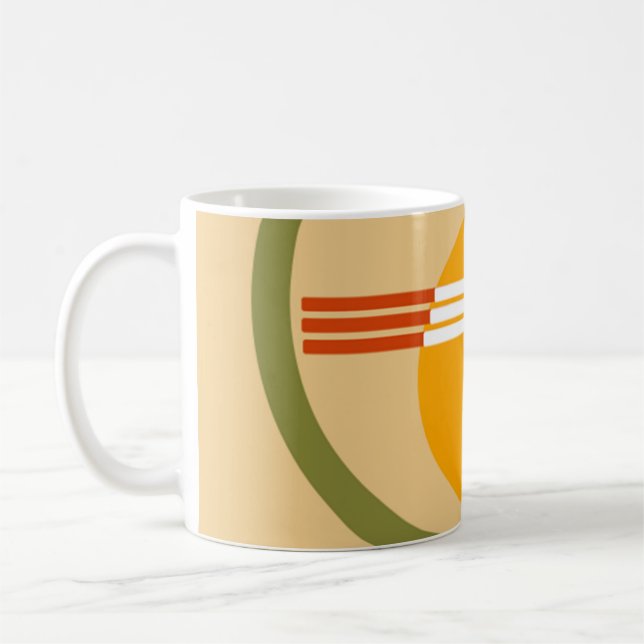 Mug Abstrait moderne du milieu du siècle  (Gauche)
