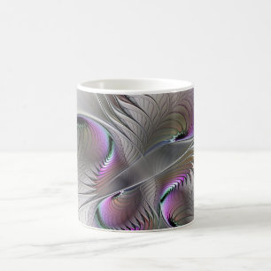 Mug Abstrait moderne Shy Imaginaire Figure Fractal Art
