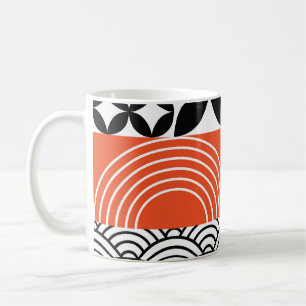 Mug Abstrait moderne : toile de design artistique.