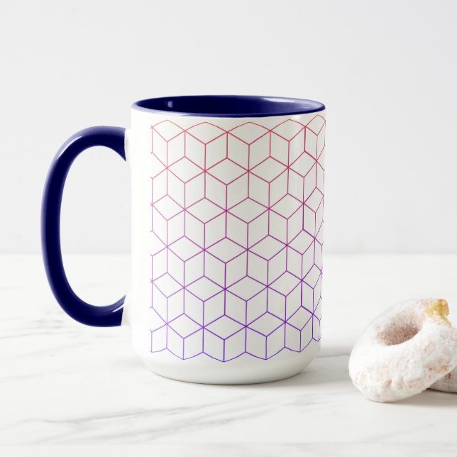 Mug Abstrait modulaire (Avec donut)