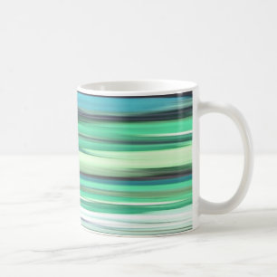 Mug Abstrait n° 2 : bleu vert d'eau