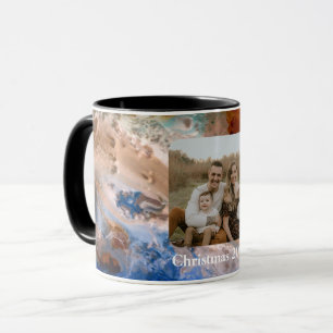 Mug Abstrait plage de sable motif motif en mousse d'ea