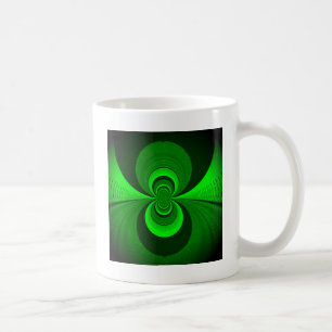 Mug Abstrait vert clair Motif Kaleidoscope Super