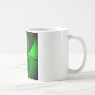 Mug Abstrait vert clair Motif Kaleidoscope Super