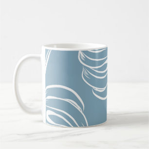 Mug Abstraite Feuille Tropicale : Verdure transparente
