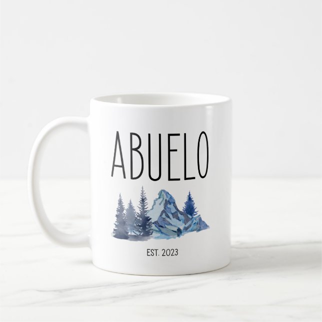 Mug Abuelo Est 2023, Regalos Para Abuelo Espagnol (Gauche)