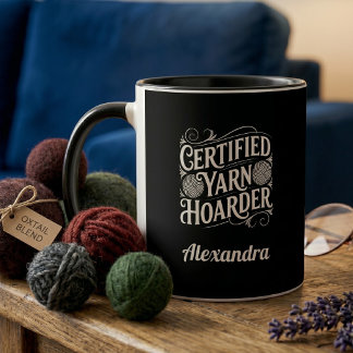 Mug Accapareur de fil drôle Stock privé personnalisé