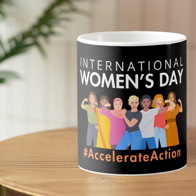 Mug Accélérer l'action Journée internationale de la fe (Créateur téléchargé)