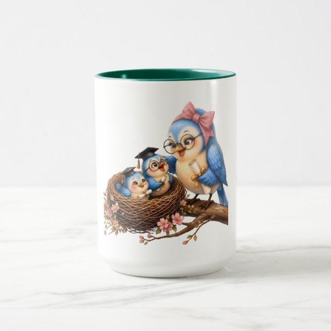 Mug Accent Oiseau Mignon (Centre)