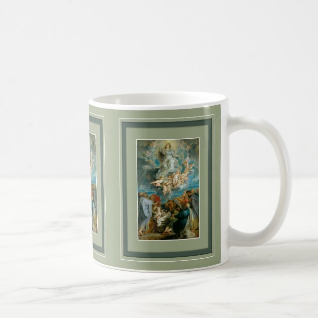 Mug Acceptation de Vierge Marie béni au ciel (Droite)