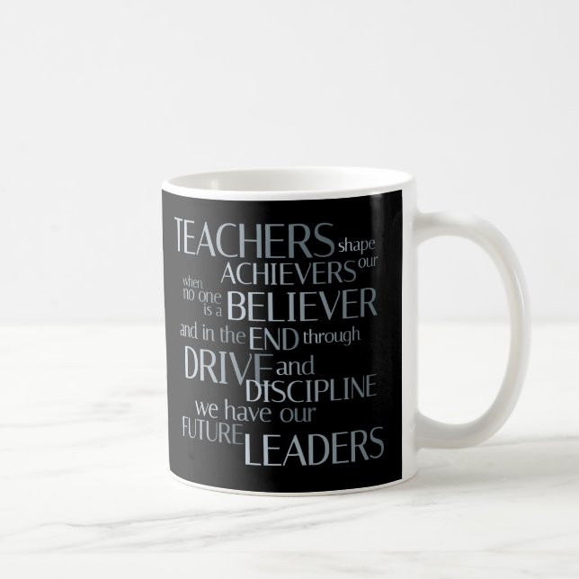 Mug Accomplisseurs de forme de professeurs (Droite)