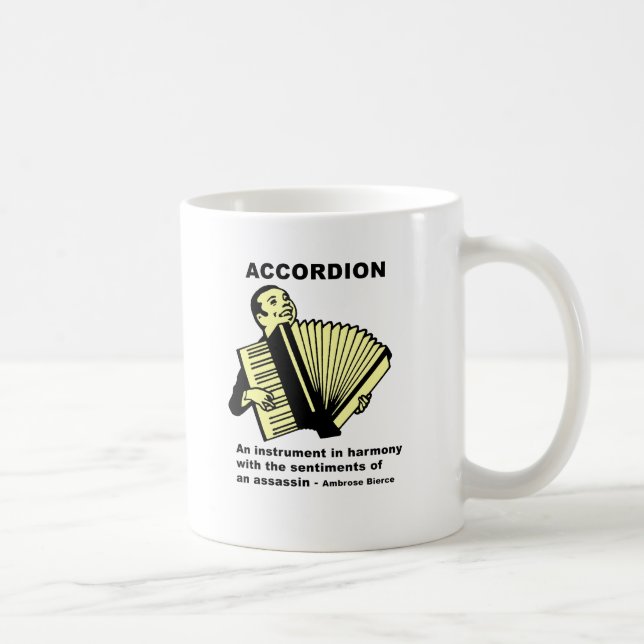 Mug Accordéon (humoristique défini) (Droite)