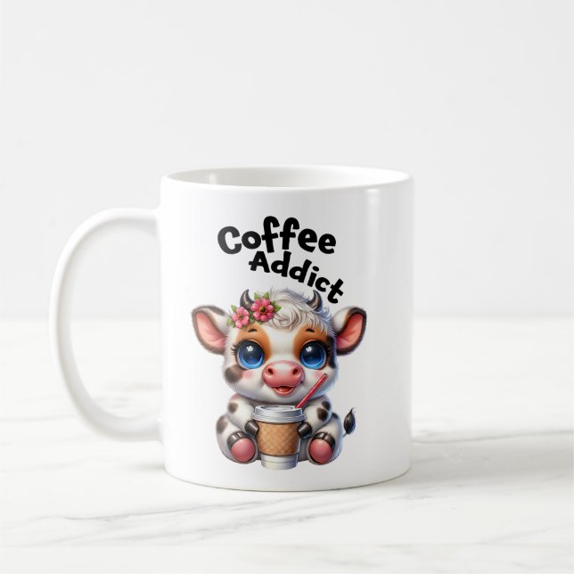 Mug Accro au café (Gauche)