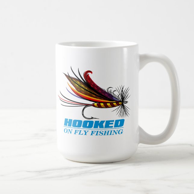 Mug Accroché À La Pêche À La Mouche (Droite)