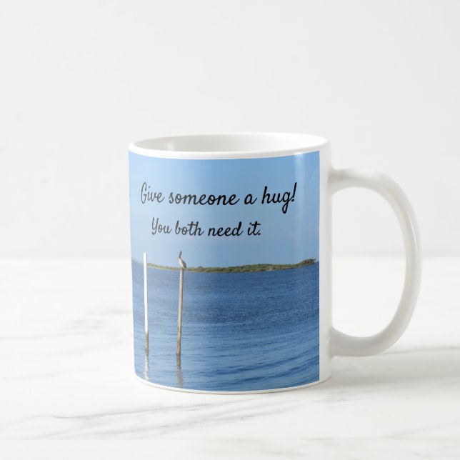 Mug "Accroche-toi à quelqu'un ! (Droite)