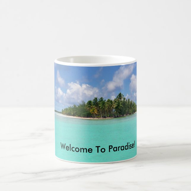 Mug Accueil au paradis ! (Centre)