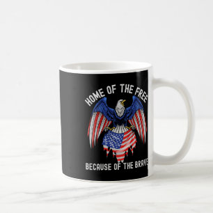 Mug Accueil De La Liberté À Cause Du Brave Aigle Usa F