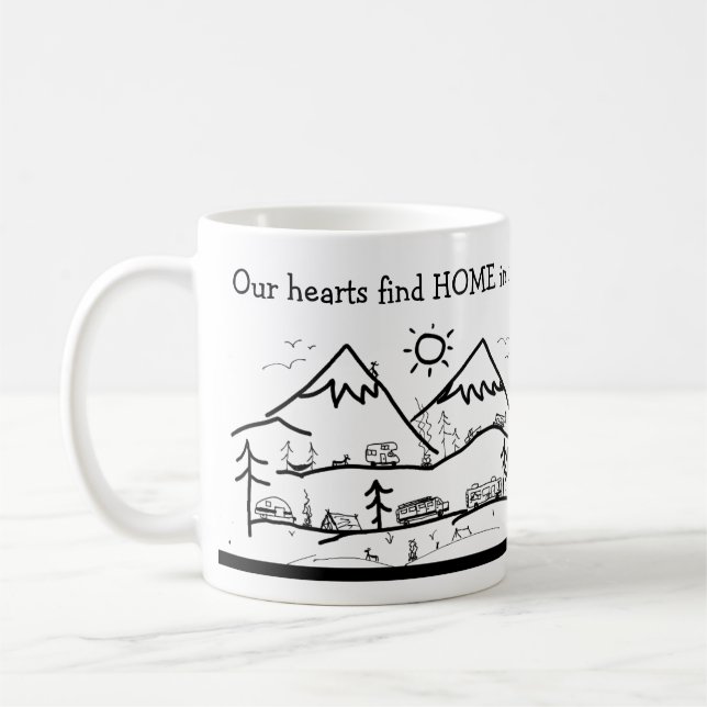 Mug Accueil De Nombreux Endroits I (Gauche)
