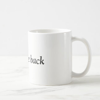 Mug accueil de retour
