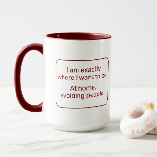 Mug Accueil (droitier, rouge)
