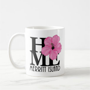 Mug ACCUEIL Île Merritt 11oz Hibiscus rose