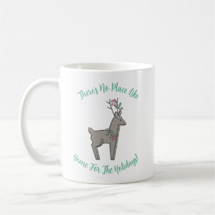 Mug Accueil pour les fêtes Reindeer Noël