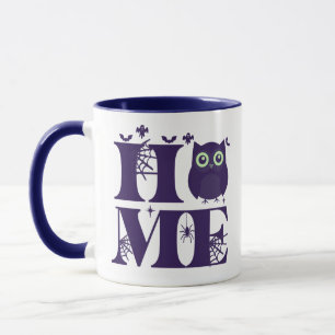 Mug Accueil Propres Bats Araignées Fantômes Halloween
