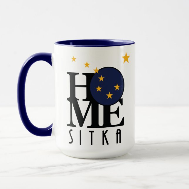 Mug ACCUEIL Sitka Alaska 15oz (Gauche)