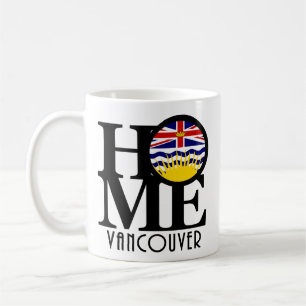 Mug ACCUEIL Vancouver (drapeau de la C.-B.) 11oz